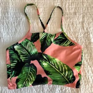 Albion Switchback swim top in Izabal print